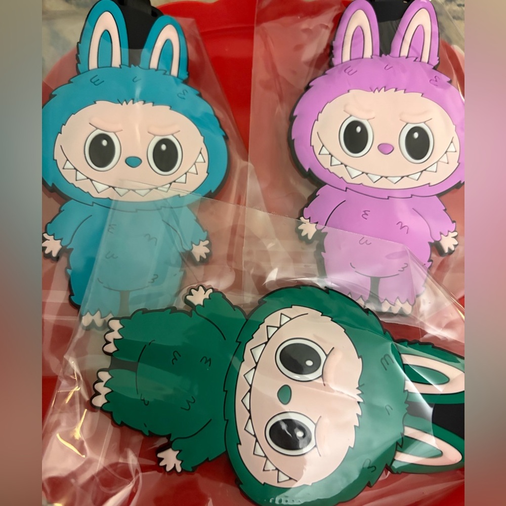 Cute Monster Keychains Set